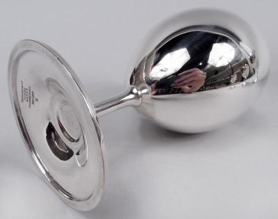  Tiffany Co Set of 4 Tiffany Georgian Sterling Silver Goblets