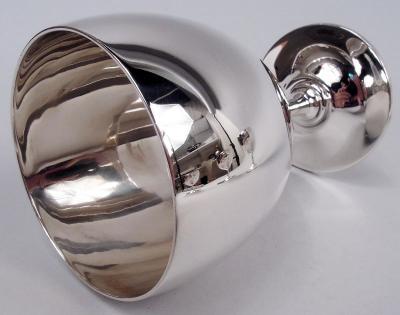  Tiffany Co Set of 4 Tiffany Georgian Sterling Silver Goblets