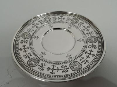  Tiffany Co Set of 6 Tiffany Edwardian Regency Demitasse Holders Lenox Liners