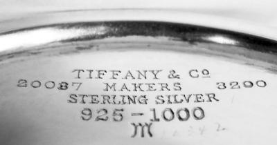  Tiffany Co Set of 8 Antique Tiffany Art Deco Sterling Silver Cocktail Cups