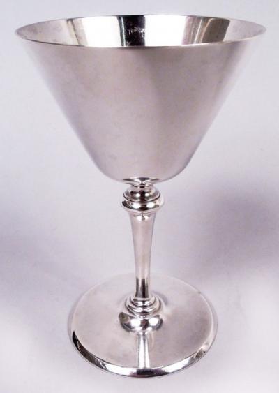  Tiffany Co Set of 8 Antique Tiffany Art Deco Sterling Silver Cocktail Cups