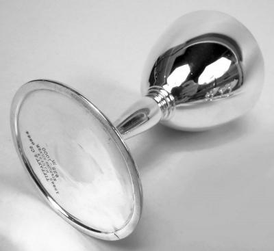  Tiffany Co Set of 8 Tiffany American Art Deco Sterling Silver Cocktail Cups