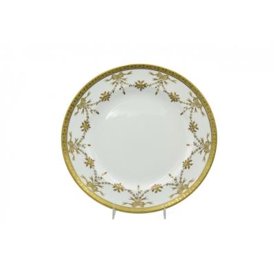  Tiffany Co Set of English Victorian Tiffany Porcelain Dinner Plates