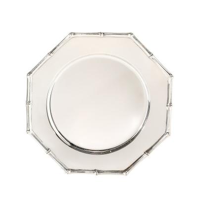  Tiffany Co Set of Twelve Tiffany Co Sterling Silver Bamboo Pattern Charger Dinner Plates