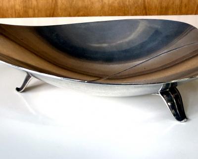  Tiffany Co Sterling Silver Tray in Leaf Form by Tiffany Co 