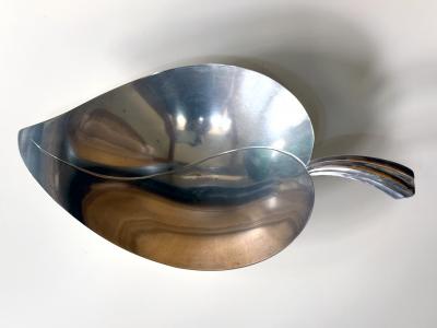  Tiffany Co Sterling Silver Tray in Leaf Form by Tiffany Co 