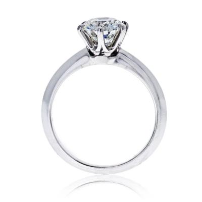  Tiffany Co TIFFANY CO 1 46 CARAT ROUND DIAMOND F VS1 GIA RING