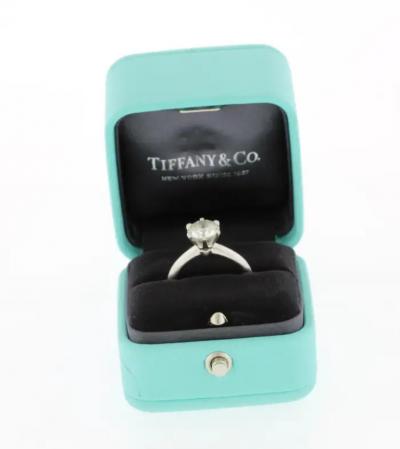  Tiffany Co TIFFANY CO 1 74 CARAT DIAMOND KNIFE EDGE ENGAGEMENT RING
