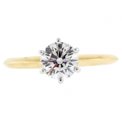 Tiffany Co TIFFANY CO 1 CARAT DIAMOND SOLITAIRE ENGAGEMENT RING
