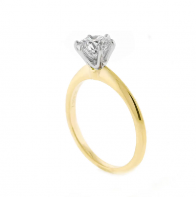 Tiffany Co TIFFANY CO 1 CARAT DIAMOND SOLITAIRE ENGAGEMENT RING