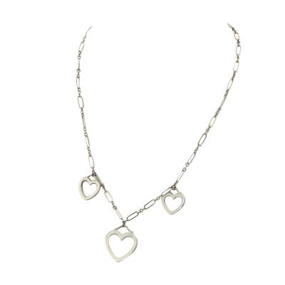 Tiffany & Co. Sterling Silver Three Heart Pendant