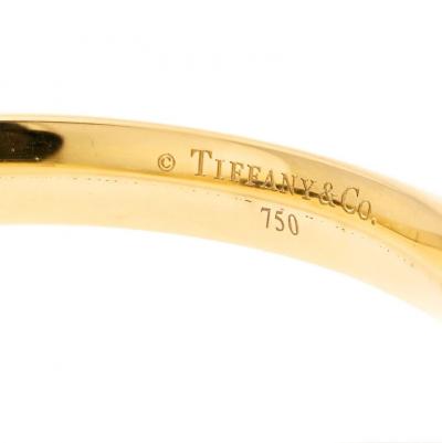  Tiffany Co TIFFANY CO 18K YELLOW GOLD SOFT SQUARE BANGLE BRACELET