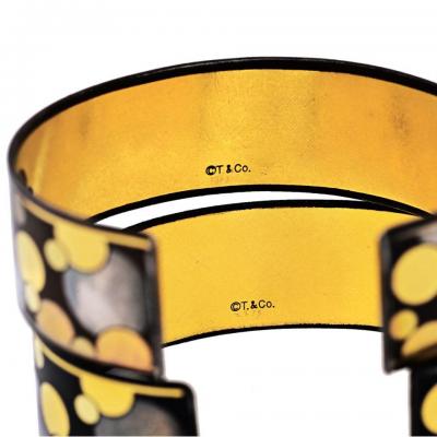  Tiffany Co TIFFANY CO DAMASCENE ANGELA CUMMINGS SET OF TWO CUFF BRACELET