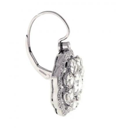 Tiffany Co TIFFANY CO ENCHANT FLEUR HOOK EARRINGS