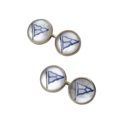  Tiffany Co TIFFANY CO ESSEX CRYSTAL YACHTING CUFFLINKS