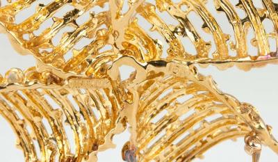  Tiffany Co TIFFANY CO GOLD MALTESE CROSS BROOCH