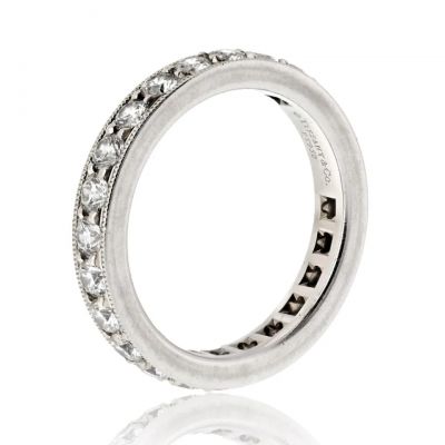  Tiffany Co TIFFANY CO LEGACY PLATINUM 1 50CTTW ROUND DIAMOND RING