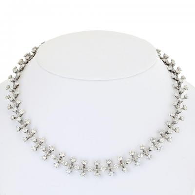  Tiffany Co TIFFANY CO PLATINUM 20 CARAT DIAMOND NECKLACE
