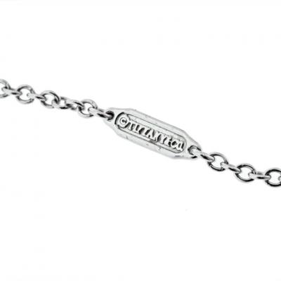  Tiffany Co TIFFANY CO PLATINUM DIAMOND PETALS KEY PENDANT