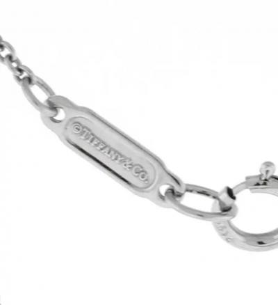  Tiffany Co TIFFANY CO S PAPER FLOWER DIAMOND PLATINUM PENDANT