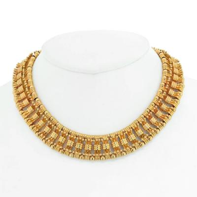  Tiffany Co TIFFANY CO SCHLUMBERGER 18K YELLOW GOLD BOW TIE NECKLACE