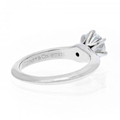  Tiffany Co TIFFANY CO SIX PRONG CLASSIC 0 91CT I VS2 SOLITAIRE ENGAGEMENT RING