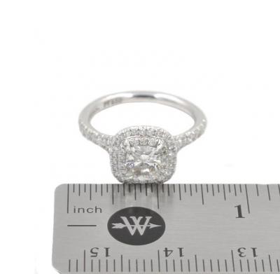Tiffany Co TIFFANY CO SOLESTE 0 71 CARAT CUSHION CUT DIAMOND