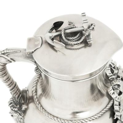  Tiffany Co The New York Yacht Club Regatta ewer by Tiffany won by sloop Gracie 1872