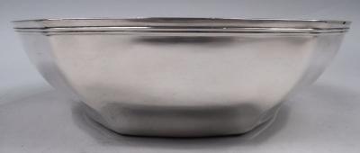  Tiffany Co Tiffany American Art Deco Hexagonal Sterling Silver Bowl