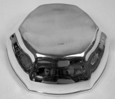  Tiffany Co Tiffany American Art Deco Hexagonal Sterling Silver Bowl
