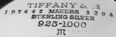  Tiffany Co Tiffany American Art Deco Sterling Silver Bowl