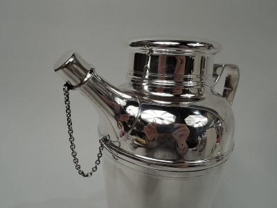  Tiffany Co Tiffany American Art Deco Sterling Silver Cocktail Shaker C 1925