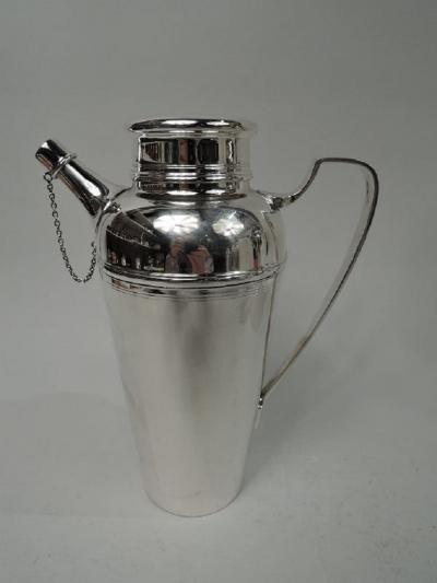  Tiffany Co Tiffany American Art Deco Sterling Silver Cocktail Shaker C 1925