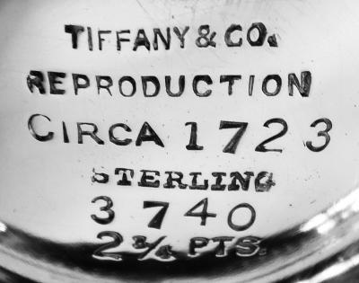  Tiffany Co Tiffany American Colonial Style Sterling Silver Water Pitcher