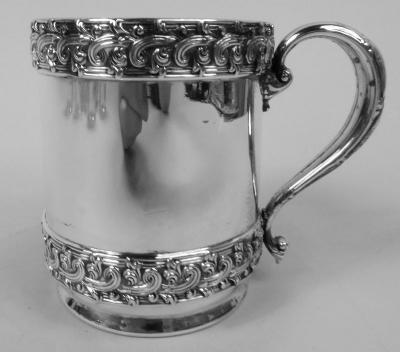  Tiffany Co Tiffany American Edwardian Classical Sterling Silver Baby Cup