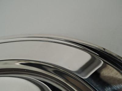  Tiffany Co Tiffany American Large and Modern Sterling Silver Oval Serving Tray