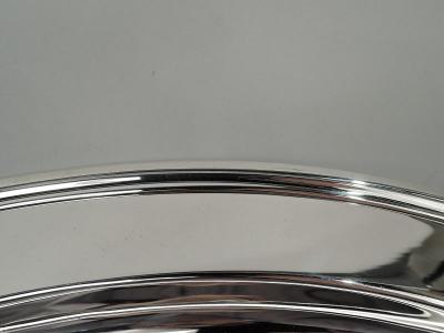  Tiffany Co Tiffany American Large and Modern Sterling Silver Oval Serving Tray
