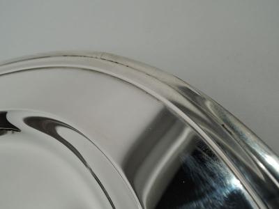  Tiffany Co Tiffany American Large and Modern Sterling Silver Oval Serving Tray