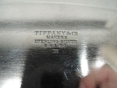  Tiffany Co Tiffany American Large and Modern Sterling Silver Oval Serving Tray