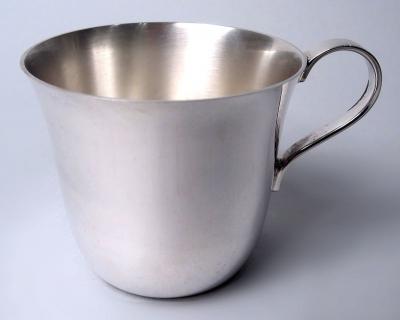  Tiffany Co Tiffany American Midcentury Modern Sterling Silver Baby Cup