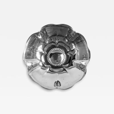  Tiffany Co Tiffany American Midcentury Modern Sterling Silver Flowerhead Bowl