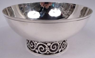  Tiffany Co Tiffany American Modern Classical Sterling Silver Bowl