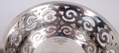  Tiffany Co Tiffany American Modern Classical Sterling Silver Bowl