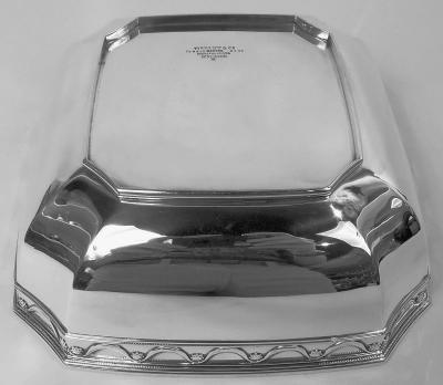 Tiffany Co Tiffany American Modern Classical Sterling Silver Square Bowl