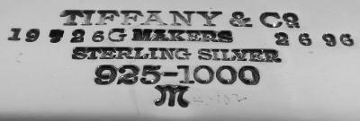  Tiffany Co Tiffany American Modern Classical Sterling Silver Square Bowl