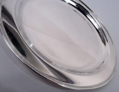  Tiffany Co Tiffany American Modern Deep and Heavy Sterling Silver 12 Inch Tray