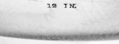  Tiffany Co Tiffany American Modern Deep and Heavy Sterling Silver 12 Inch Tray