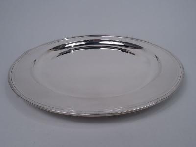  Tiffany Co Tiffany American Modern Deep and Heavy Sterling Silver 13 Inch Tray