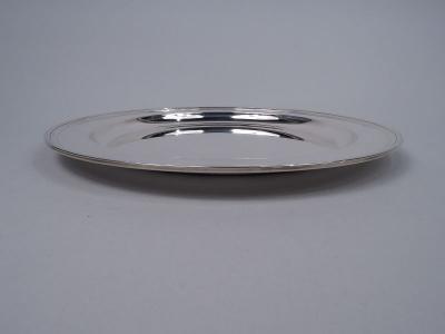  Tiffany Co Tiffany American Modern Deep and Heavy Sterling Silver 13 Inch Tray