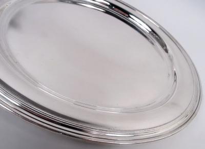  Tiffany Co Tiffany American Modern Sterling Silver 10 Inch Round Serving Tray